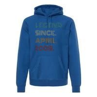 16 Years Old Legend Since April 2008 16th Birthday Premium Hoodie