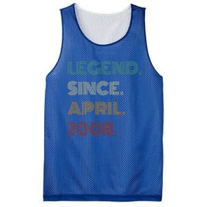 16 Years Old Legend Since April 2008 16th Birthday Mesh Reversible Basketball Jersey Tank