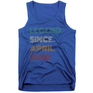 16 Years Old Legend Since April 2008 16th Birthday Tank Top