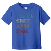 16 Years Old Legend Since April 2008 16th Birthday Toddler T-Shirt