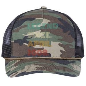 16 Years Old Legend Since April 2008 16th Birthday Retro Rope Trucker Hat Cap