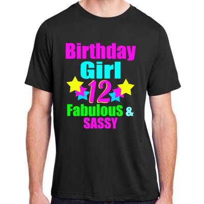 12 Year Old Girl Birthday Party Neon Bday Party Adult ChromaSoft Performance T-Shirt