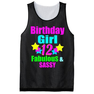 12 Year Old Girl Birthday Party Neon Bday Party Mesh Reversible Basketball Jersey Tank