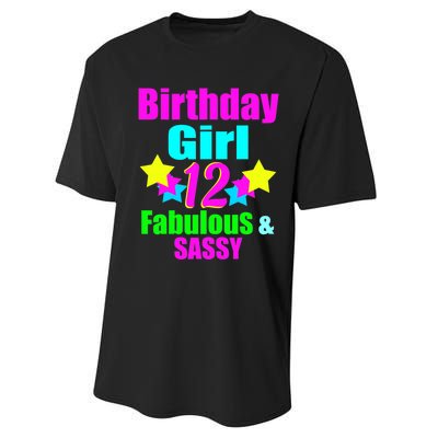 12 Year Old Girl Birthday Party Neon Bday Party Performance Sprint T-Shirt