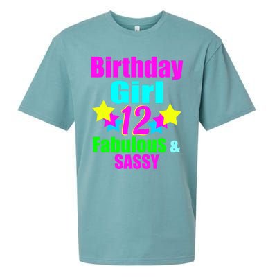 12 Year Old Girl Birthday Party Neon Bday Party Sueded Cloud Jersey T-Shirt