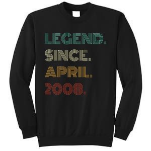 16 Years Old Legend Since April 2008 16th Sweatshirt