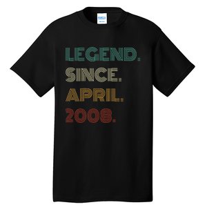 16 Years Old Legend Since April 2008 16th Tall T-Shirt