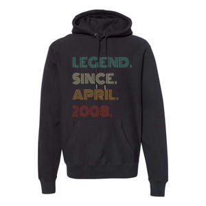 16 Years Old Legend Since April 2008 16th Premium Hoodie