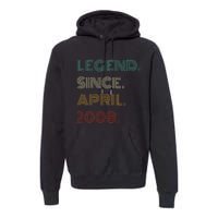 16 Years Old Legend Since April 2008 16th Premium Hoodie