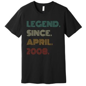 16 Years Old Legend Since April 2008 16th Premium T-Shirt