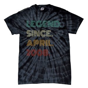 16 Years Old Legend Since April 2008 16th Tie-Dye T-Shirt