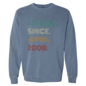 16 Years Old Legend Since April 2008 16th Garment-Dyed Sweatshirt