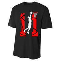 11 Years Old 11th Birthday Basketball Lovers Performance Sprint T-Shirt