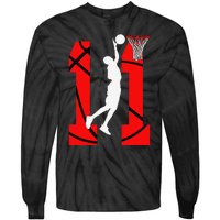 11 Years Old 11th Birthday Basketball Lovers Tie-Dye Long Sleeve Shirt