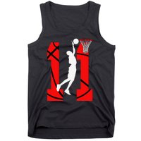 11 Years Old 11th Birthday Basketball Lovers Tank Top