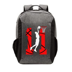 11 Years Old 11th Birthday Basketball Lovers Vector Backpack