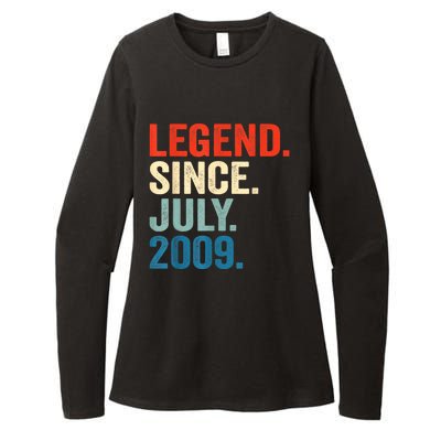 13 Years Old Gifts Legend Since July 2009 13th Birthday Boy Womens CVC Long Sleeve Shirt