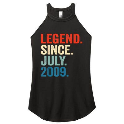 13 Years Old Gifts Legend Since July 2009 13th Birthday Boy Women's Perfect Tri Rocker Tank