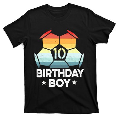 10 Year Old Soccer Player Gifts 10th Birthday Boy Tenth Bday T-Shirt