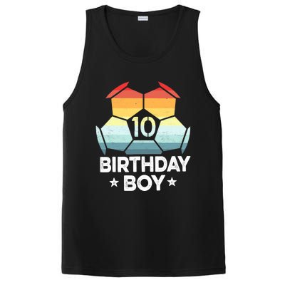 10 Year Old Soccer Player Gifts 10th Birthday Boy Tenth Bday PosiCharge Competitor Tank