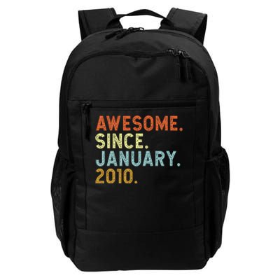 13 Years Old Awesome Since January 2010 13th 13 Birthday Daily Commute Backpack