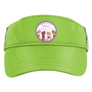 100 Years Right To Vote Centennial Xix 19th Amendment Suffragette Woman Voting Adult Drive Performance Visor