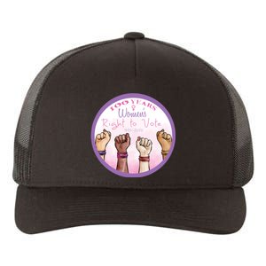 100 Years Right To Vote Centennial Xix 19th Amendment Suffragette Woman Voting Yupoong Adult 5-Panel Trucker Hat