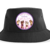 100 Years Right To Vote Centennial Xix 19th Amendment Suffragette Woman Voting Sustainable Bucket Hat