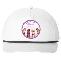 100 Years Right To Vote Centennial Xix 19th Amendment Suffragette Woman Voting Snapback Five-Panel Rope Hat