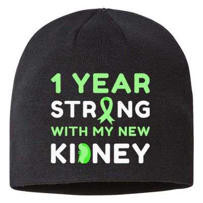 1 Year Strong With My New Kidney Transplant Anniversary Sustainable Beanie