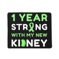 1 Year Strong With My New Kidney Transplant Anniversary Mousepad