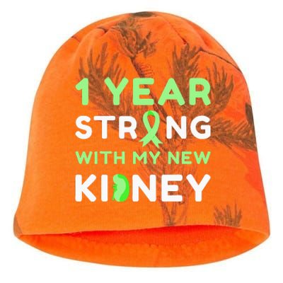 1 Year Strong With My New Kidney Transplant Anniversary Kati - Camo Knit Beanie