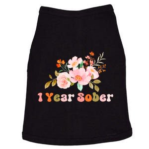 1 Year Sober Gift Sober Anniversary Gift Sobriety Gift Recovery Soberversary Doggie Tank