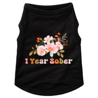 1 Year Sober Gift Sober Anniversary Gift Sobriety Gift Recovery Soberversary Doggie Tank