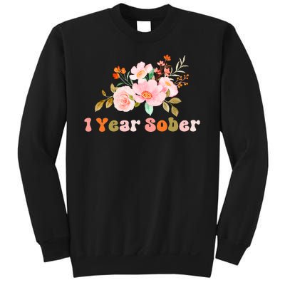 1 Year Sober Gift Sober Anniversary Gift Sobriety Gift Recovery Soberversary Sweatshirt