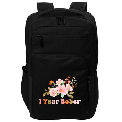 1 Year Sober Gift Sober Anniversary Gift Sobriety Gift Recovery Soberversary Impact Tech Backpack
