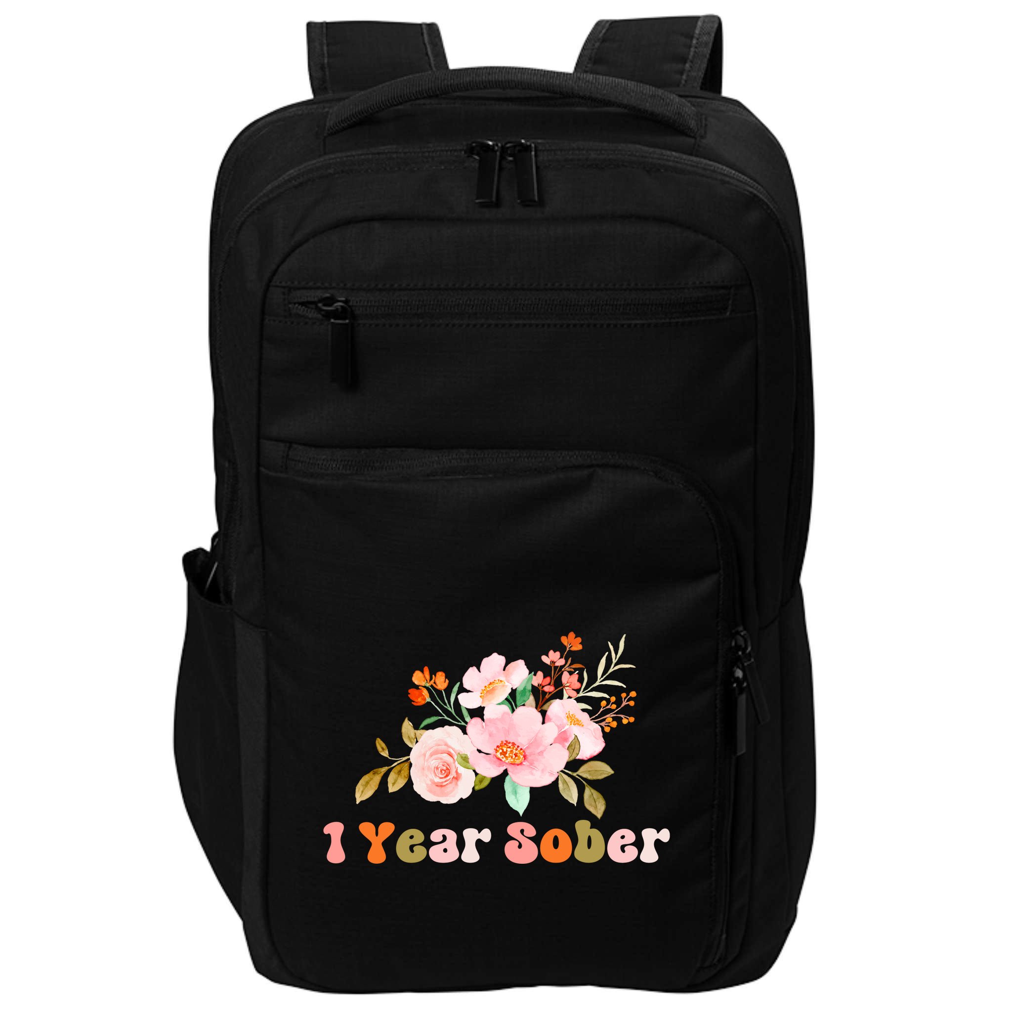 1 Year Sober Gift Sober Anniversary Gift Sobriety Gift Recovery Soberversary Impact Tech Backpack