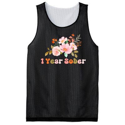 1 Year Sober Gift Sober Anniversary Gift Sobriety Gift Recovery Soberversary Mesh Reversible Basketball Jersey Tank