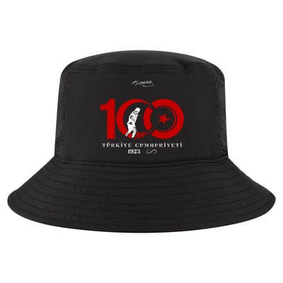 100 Yil Türkiye Cumhuriyeti 1923 Cool Comfort Performance Bucket Hat