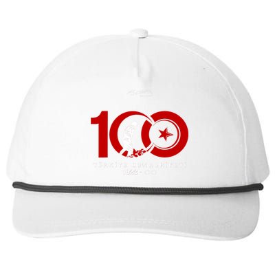 100 Yil Türkiye Cumhuriyeti 1923 Snapback Five-Panel Rope Hat