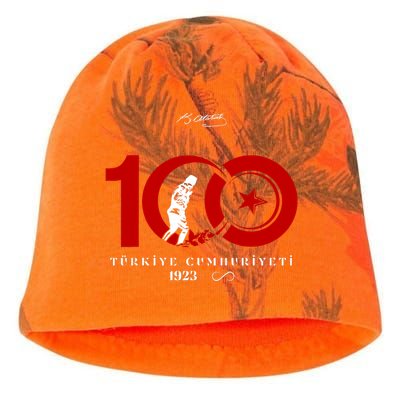 100 Yil Türkiye Cumhuriyeti 1923 Kati - Camo Knit Beanie