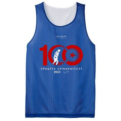 100 Yil Türkiye Cumhuriyeti 1923 Mesh Reversible Basketball Jersey Tank