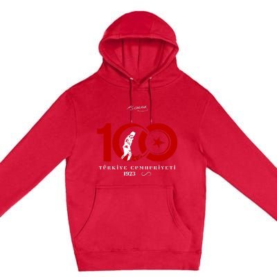 100 Yil Türkiye Cumhuriyeti 1923 Premium Pullover Hoodie