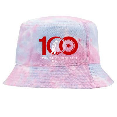 100 Yil Türkiye Cumhuriyeti 1923 Tie-Dyed Bucket Hat