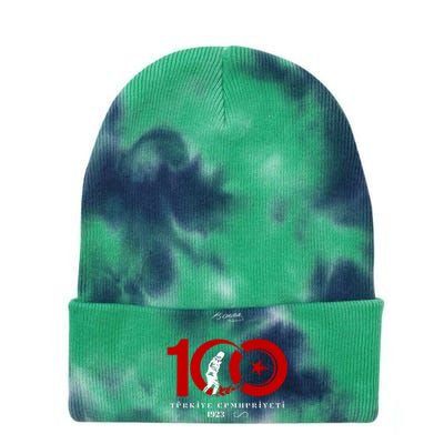 100 Yil Türkiye Cumhuriyeti 1923 Tie Dye 12in Knit Beanie