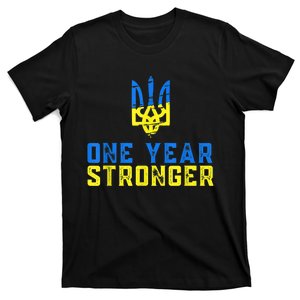 1 Year War Anniversary In Ukraine, Stand With Ukraine T-Shirt