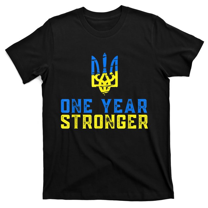 1 Year War Anniversary In Ukraine, Stand With Ukraine T-Shirt