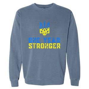 1 Year War Anniversary In Ukraine, Stand With Ukraine Garment-Dyed Sweatshirt