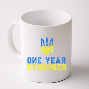 1 Year War Anniversary In Ukraine, Stand With Ukraine Coffee Mug