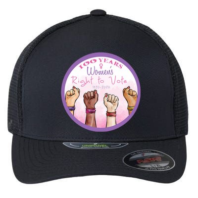 100 Years Women Right To Vote Centennial Xix 19th Flexfit Unipanel Trucker Cap